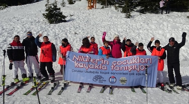 Nilüferli çocuklar ilk kez Uludağ ile tanıştı