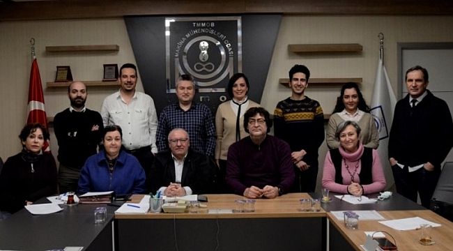TMMOB MMO Bursa Şubesi'nde görev dağılımı yapıldı