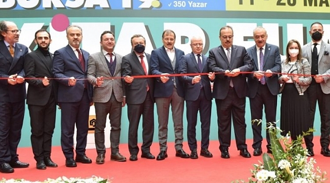 Bursa 19. Kitap fuarı kapılarını açtı