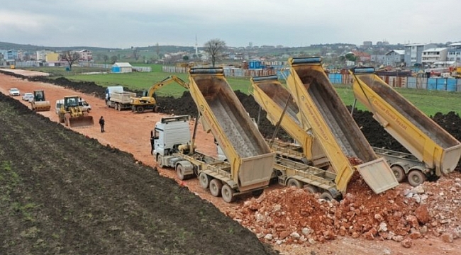 Bursa'da Şehir Hastanesi yolu hız kazandı