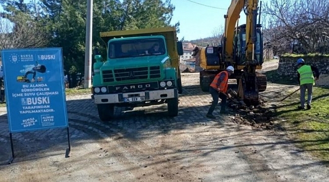 Bursa'nın o ilçesinde altyapıya neşter