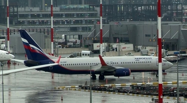 Hava sahaları kapandı, Rus uçağı İstanbul'da kaldı