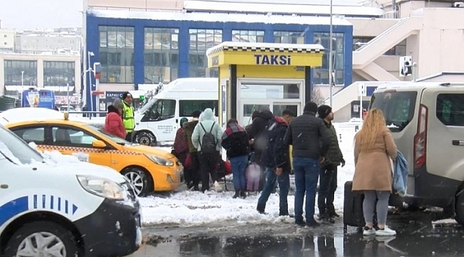 İstanbul'da seferler durduruldu