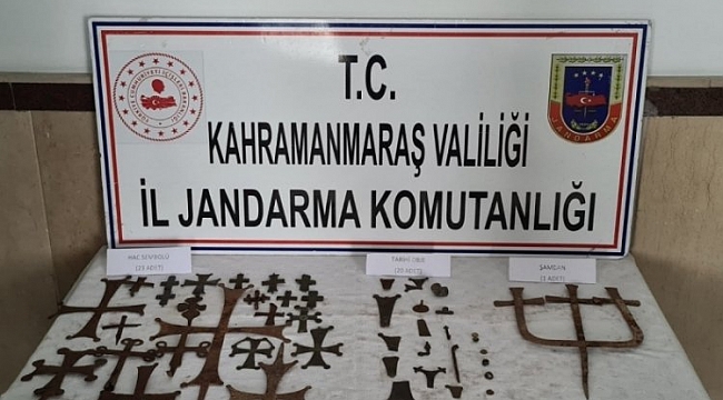 Kahramanmaraş'ta tarihi eser operasyonu