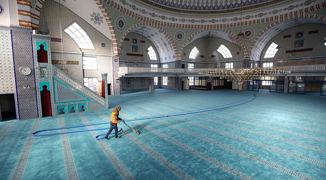 Nilüfer'de ibadethanelerde temizlik