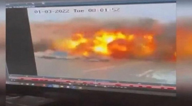 Rus güçleri Harkov'da belediye binasını vurdu!