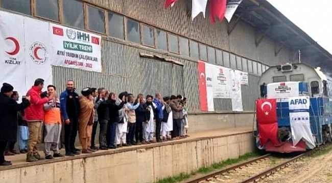 Türkiye'den Afganistan'a '1 tren iyilik'
