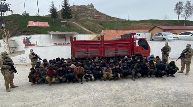 110 kaçak göçmen yakalandı