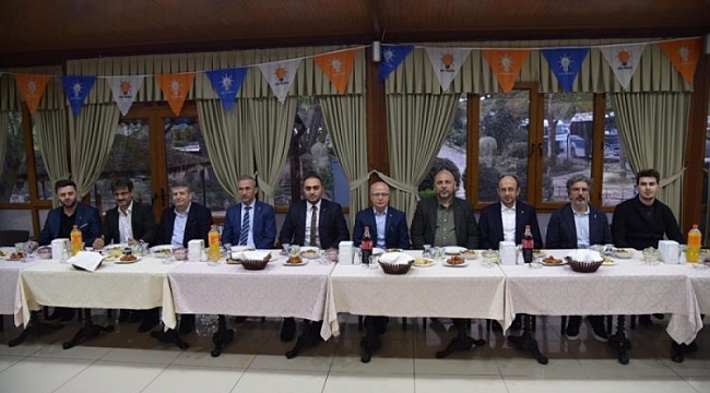 Başkan Gürkan AK Parti teşkilatıyla bir araya geldi