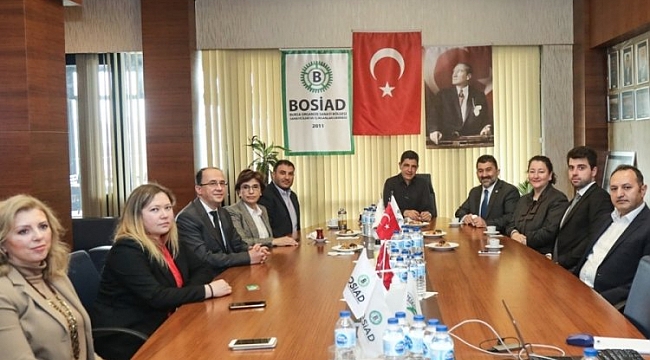 BTÜ Yönetimi ve BOSİAD yönetimi bir araya geldi