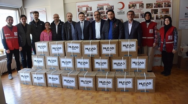 Bursa'da MÜSİAD'dan ihtiyaç sahiplerine yardım