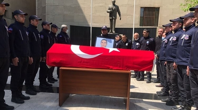 Bursa'da şehit İnfaz Koruma Memuru için cenaze töreni