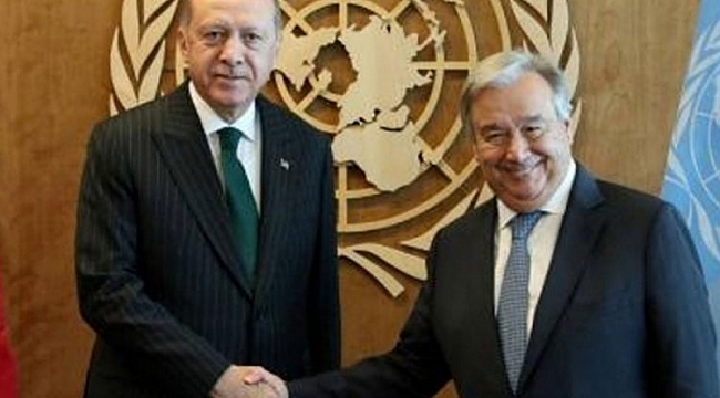 Erdoğan, Antonio Guterres ile görüştü
