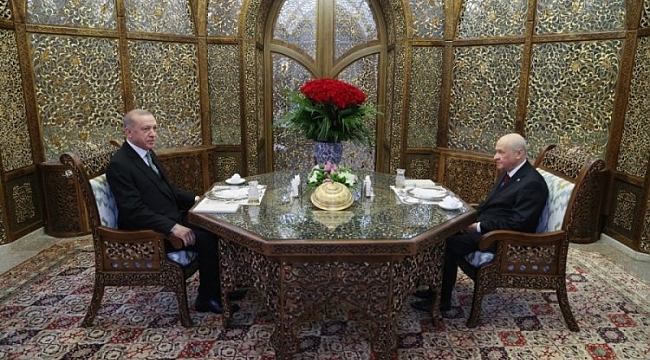 Erdoğan ve Bahçeli birlikte iftar yaptı