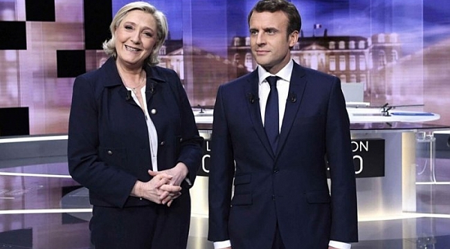 Macron ve Le Pen canlı yayında karşı karşıya