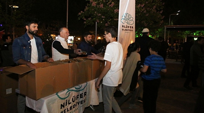 Nilüfer'de Kadir Gecesi ikramı gerçekleşti