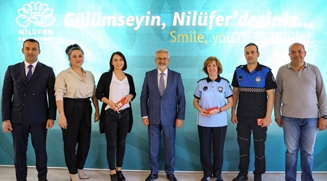 Nilüfer'de öneri veren personeller ödül aldı