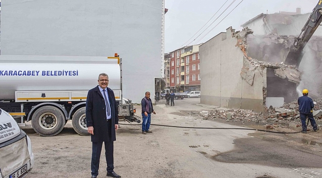 Yıkılan binalar Karacabey'e nefes aldıracak