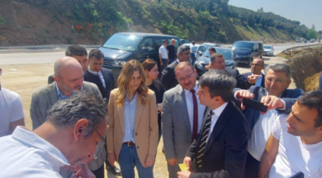 Ak kadrolar Bursa'da yatırımları takip ediyor