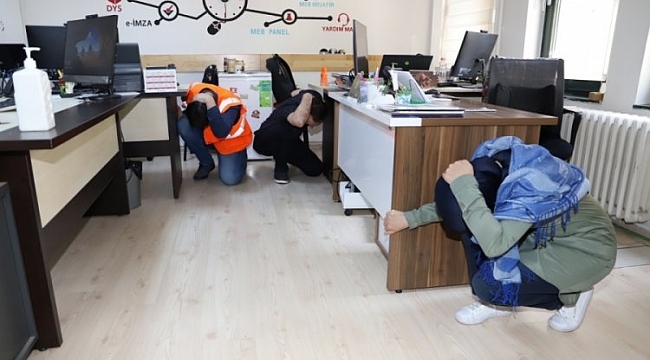 Bursa'da afet eğitimi gerçekleştirildi