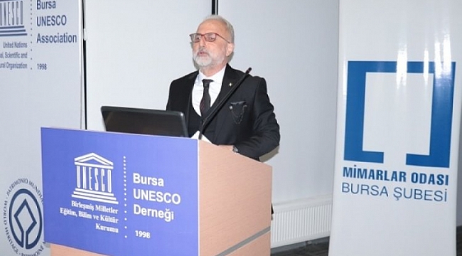 Bursa UNESCO Derneği Başkanı Özaslan seminer açılışında konuştu
