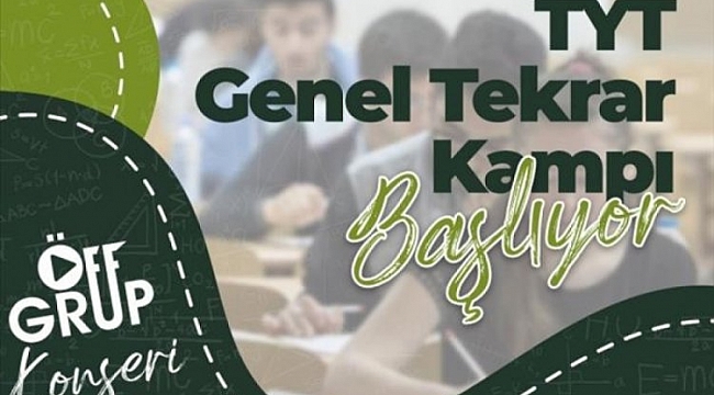 İnegöl'de TYT genel kampı başlıyor