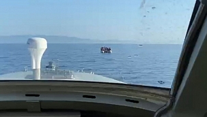 Yunanistan'ın geri ittiği düzensiz göçmenler kurtarıldı