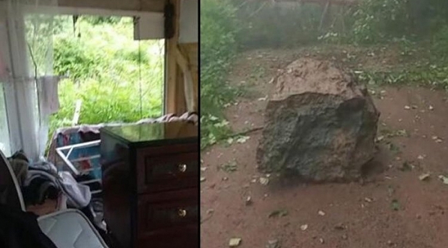 Artvin'de heyelan paniği