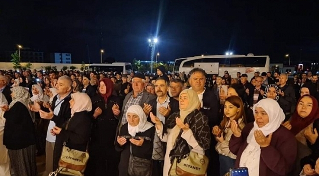 Hacı adayları kutsal topraklara uğurlandı