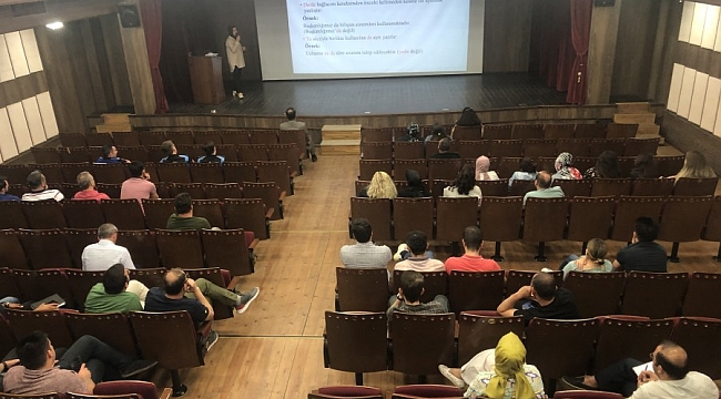 İnegöl'de kurum içi eğitimler sürüyor