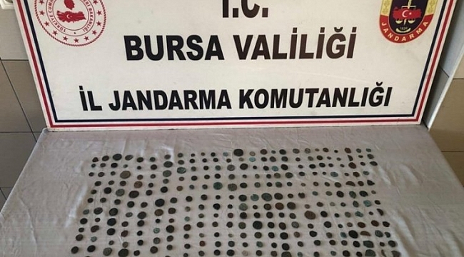 İnegöl'de suçüstü tarihi eser operasyonu