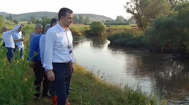 Milletvekili Esgin'den Nilüfer Çaylı'da sel incelemesi