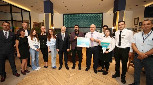 Nilüfer'de hijyende örnek işletmelere tescil