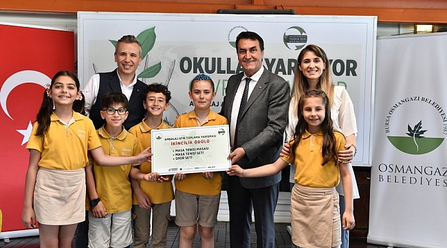 Osmangazi'de öğrencilerden çevre için yarış