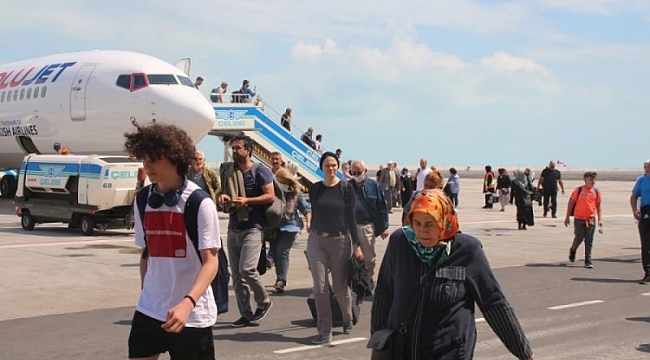 Rize-Artvin Havalimanı'nı 48 bin kişi kullandı