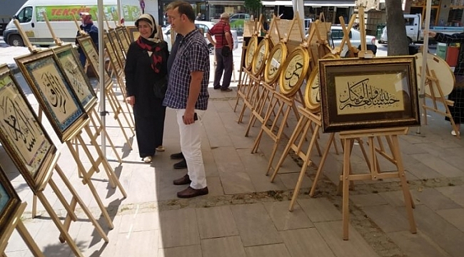 Yenişehir'de hat sergisi