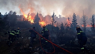 Yunanistan'da büyük yangın