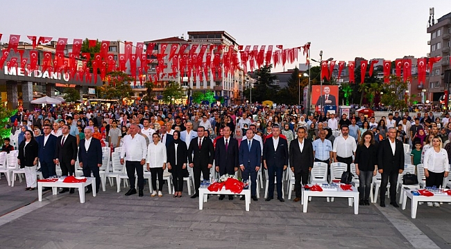 15 Temmuz Mustafakemalpaşa'da anıldı