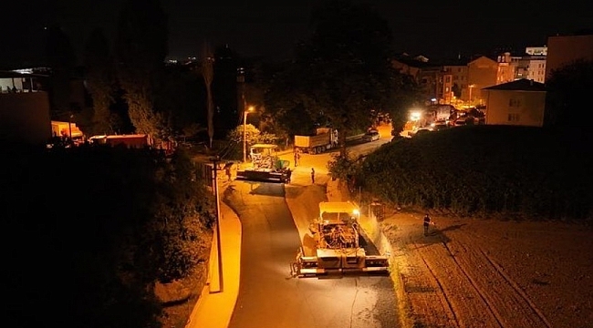 Gürsu'da İsabey yolu bayrama hazır
