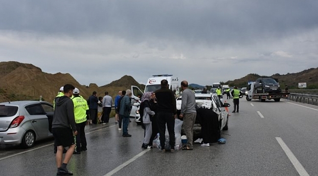 Kastamonu'da zincirleme kaza