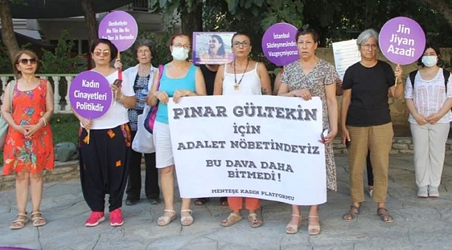 Muğla'da Pınar Gültekin için