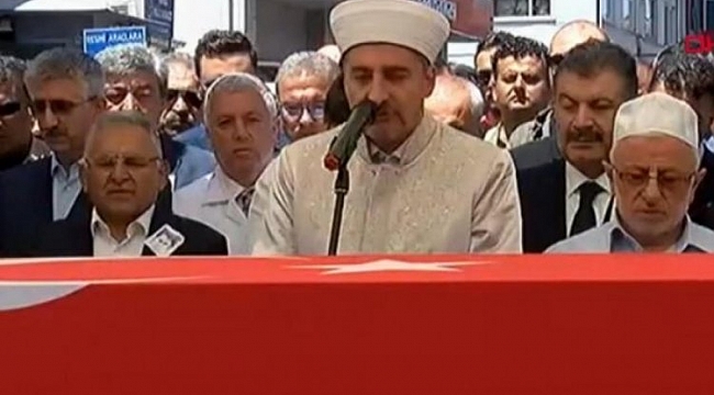 Öldürülen doktor Karakaya'ya veda