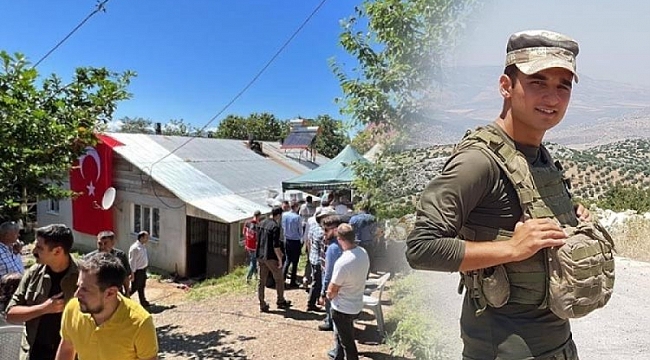 Şehit Uzman Çavuş'un baba ocağında yas