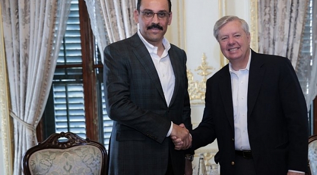Sözcü Kalın, ABD'li senatör Graham ile görüştü