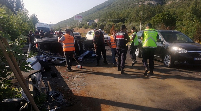 Tatil yolunda feci kaza: 2 ölü
