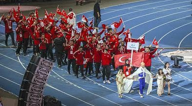 Türkiye 19. Akdeniz Oyunları'nda ikinci oldu 