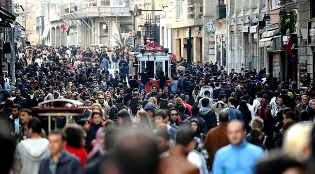 Türkiye, nüfus büyüklüğünde 18’inci sırada