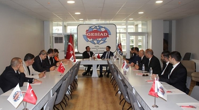 GESİAD, KIBRISGİAD heyetini ağırladı