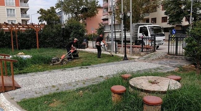 Gürsu'da parklar bakım çalışmalarıyla tazeleniyor