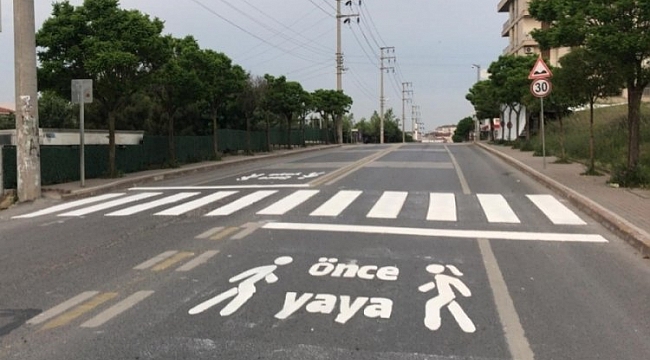81 ilde trafikte yaya öncelik çalışması